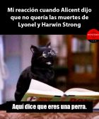 Mi reacción cuando dijo que Alicent no quería las muertes de Lyonel y Harwin Strong