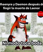 Rhaenyra y Daemon después de fingir la muerte de Laenor